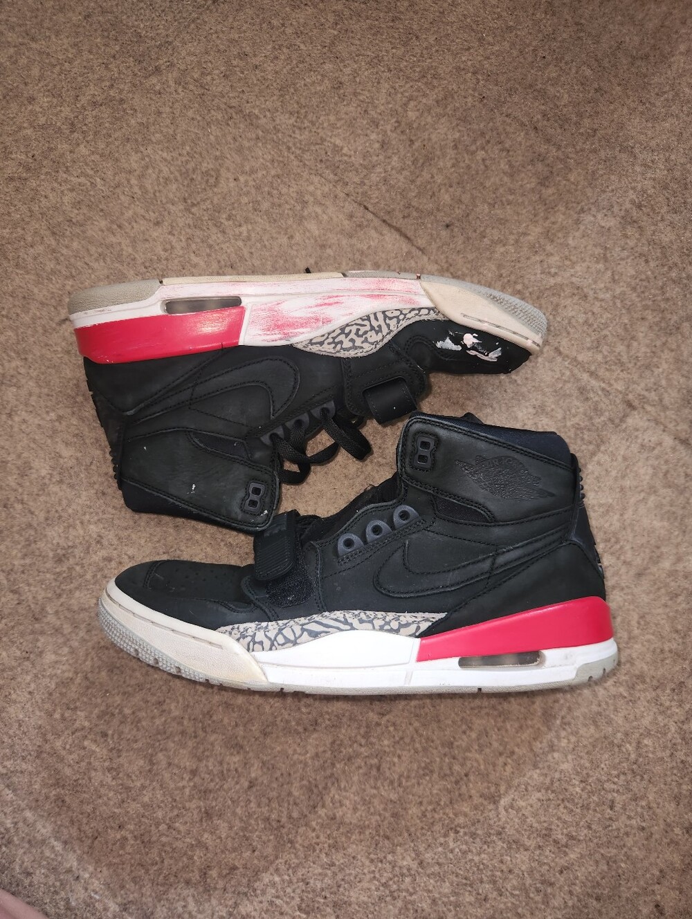 Nike Air Jordan Legacy 312 Sneakers | Red Black | 2018 | M10